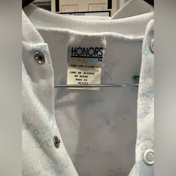 Vintage Rabbit theme baby onesie [C-9] - Picture 2 of 6